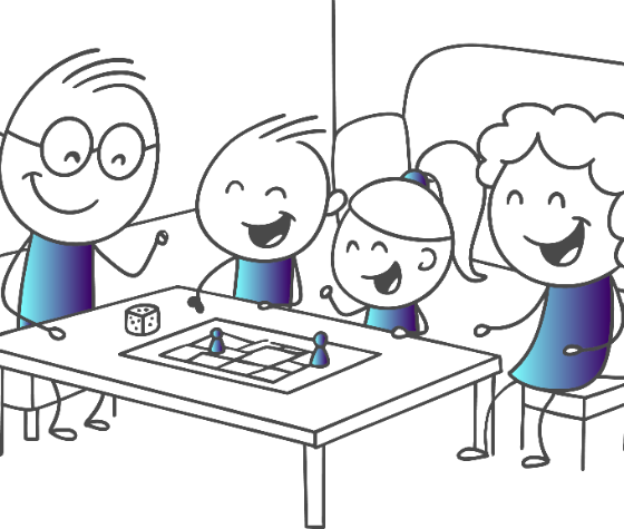 Família jogando